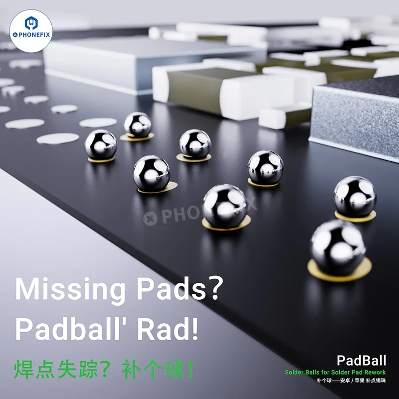 Billes de soudure PadBall 2UUL pour téléphone PCB BGA