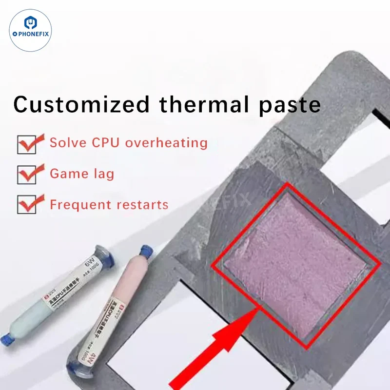 Pâte thermique YCS 100 g 4 W 6 W Graisse de dissipation thermique pour processeur Silicone