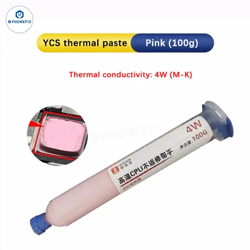 Pâte thermique YCS 100 g 4 W 6 W Graisse de dissipation thermique pour processeur Silicone