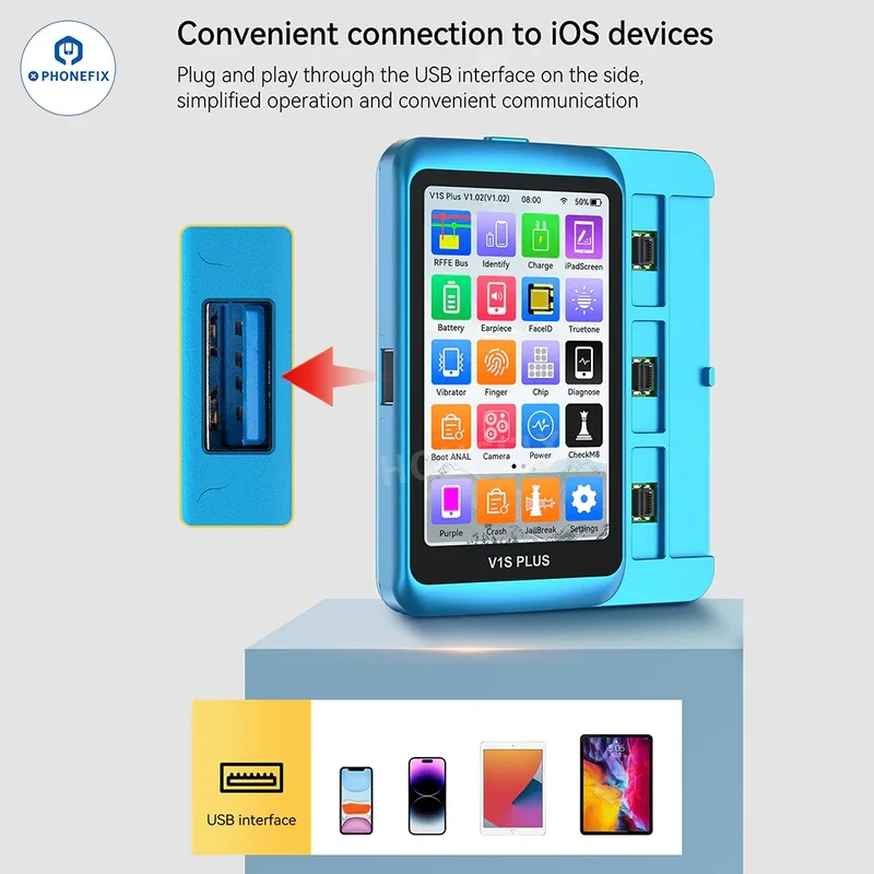 Programmateur JCID V1S Plus pour iPhone iPad, lecture et écriture de données