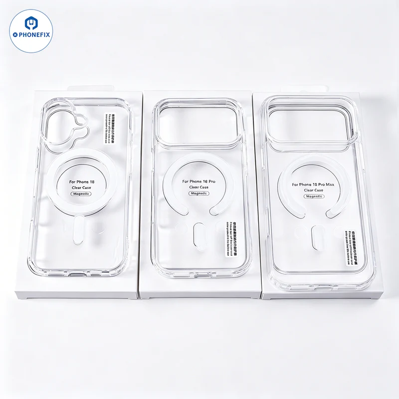 Coque transparente avec MagSafe pour iPhone 17 Pro Max