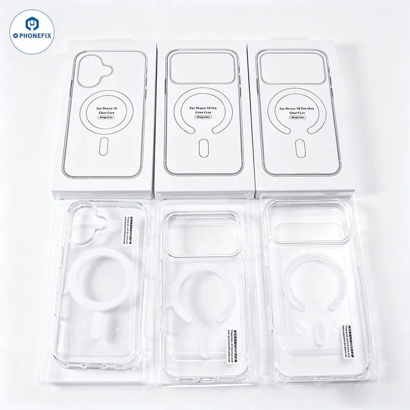 Coque transparente avec MagSafe pour iPhone 17 Pro Max