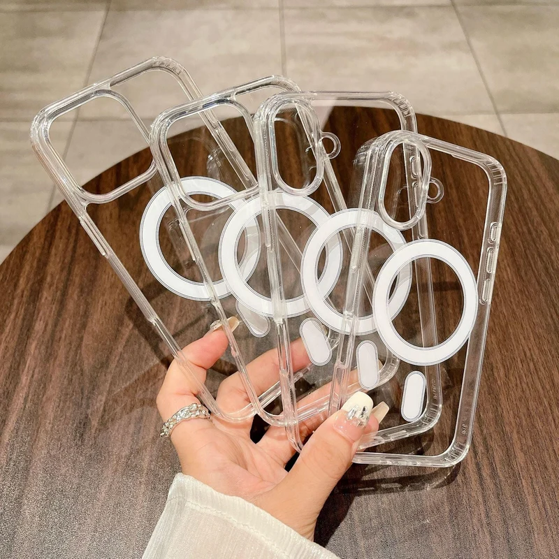 Coque transparente avec MagSafe pour iPhone 17 Pro Max