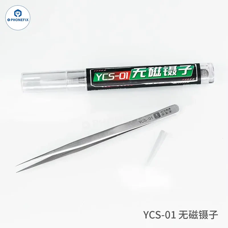 Pince à épiler de précision YCS 01 AK-00 pour réparation de téléphones portables