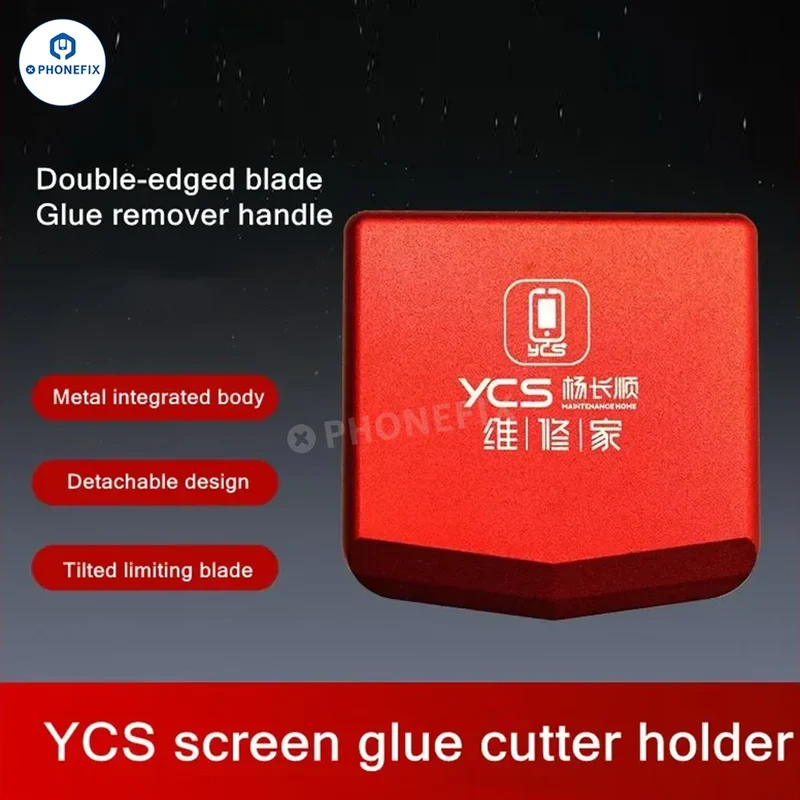 Kit de retrait de colle pour écran de téléphone avec pince à couteau double face YCS Tools