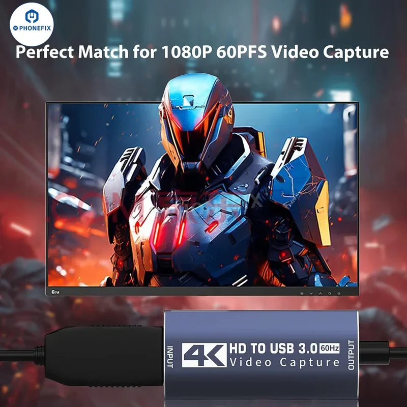 Carte de capture audio vidéo 4K 1080P pour diffusion en direct
