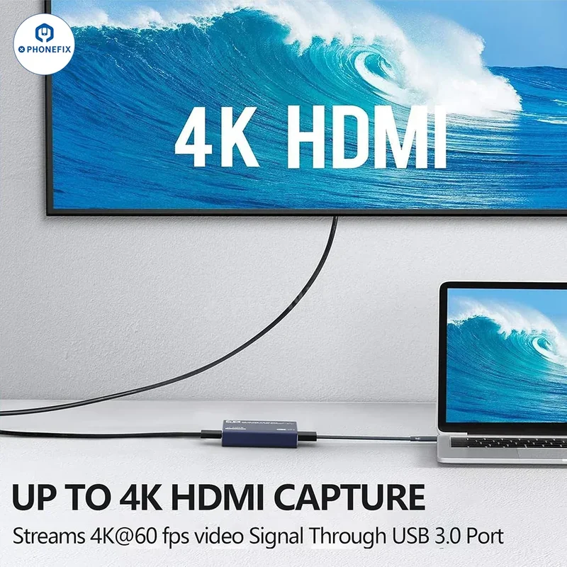 Carte de capture audio vidéo 4K 1080P pour diffusion en direct