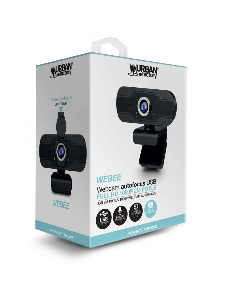 Webcam Trust - 30 fps - Noir - USB 2.0 - Full HD - Vidéo
