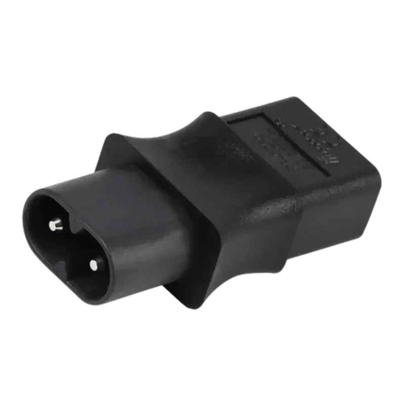 Adaptateur IEC 320 C8 mâle vers IEC320 C9 femelle, 2 broches