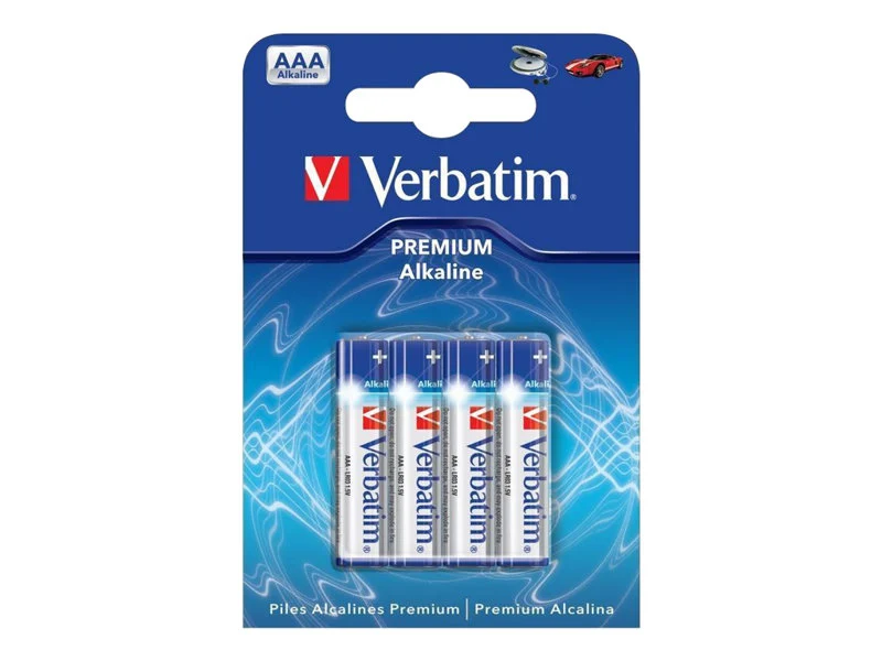 4 Piles Verbatim AAA 1.5V