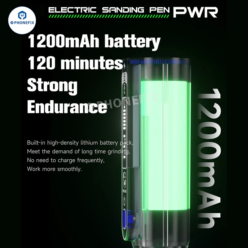 Stylo de meulage MECHANIC PWR pour le polissage des circuits imprimés de téléphones et de processeurs