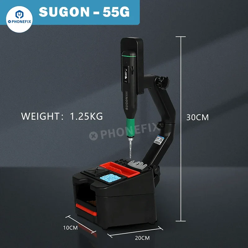 Station de soudage sans fil SUGON 55G compatible avec les pointes JBC C210