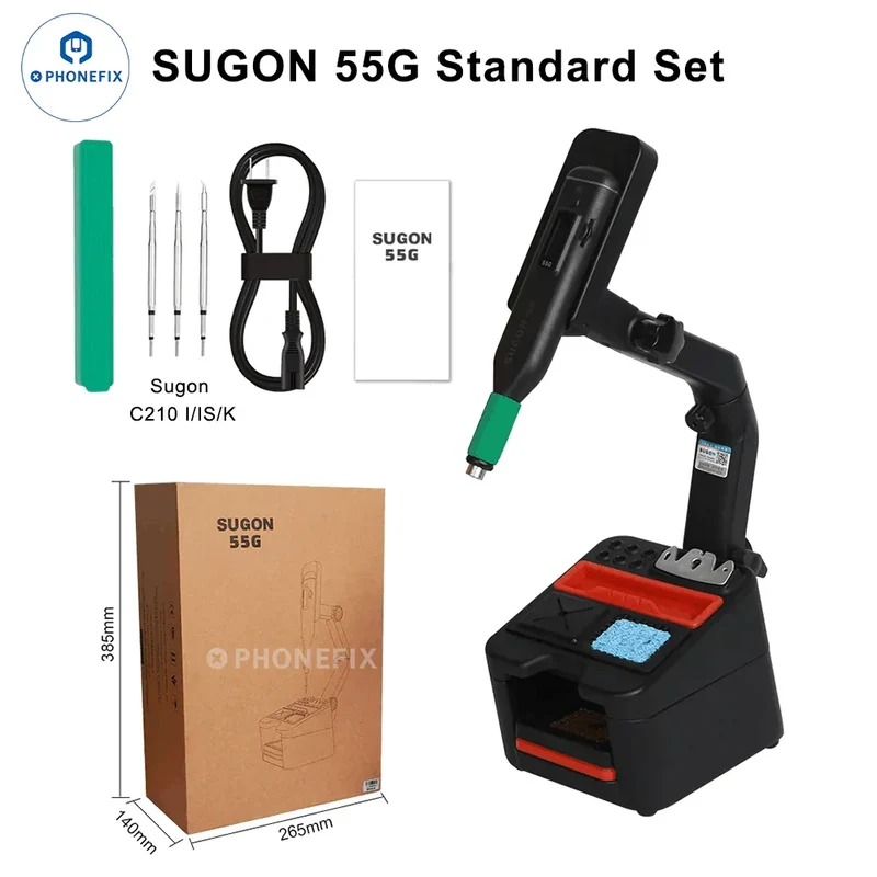Station de soudage sans fil SUGON 55G compatible avec les pointes JBC C210