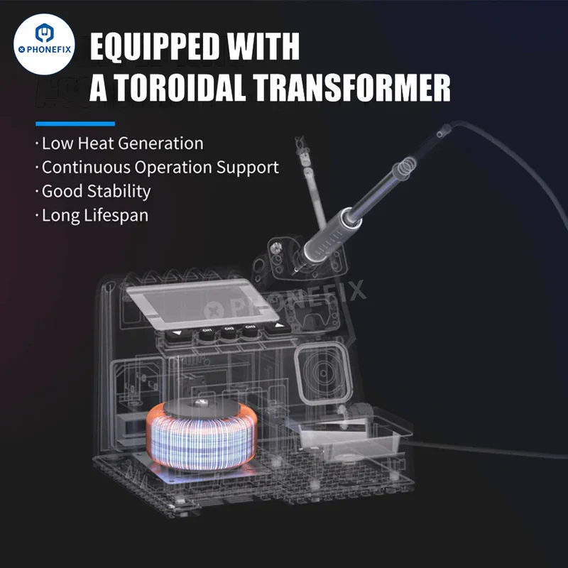 Station de soudage FORWARD BE01 80 W Blue Engineer