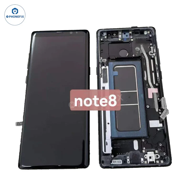 Pièces de rechange pour écran OLED Samsung Galaxy avec châssis