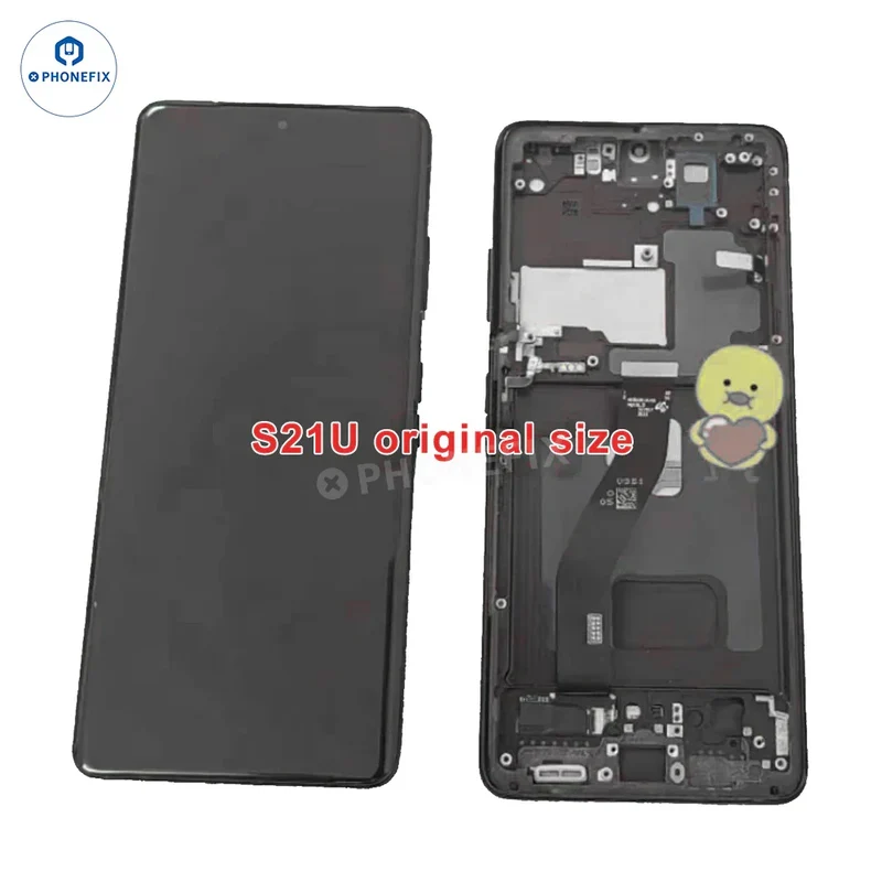 Pièces de rechange pour écran OLED Samsung Galaxy avec châssis