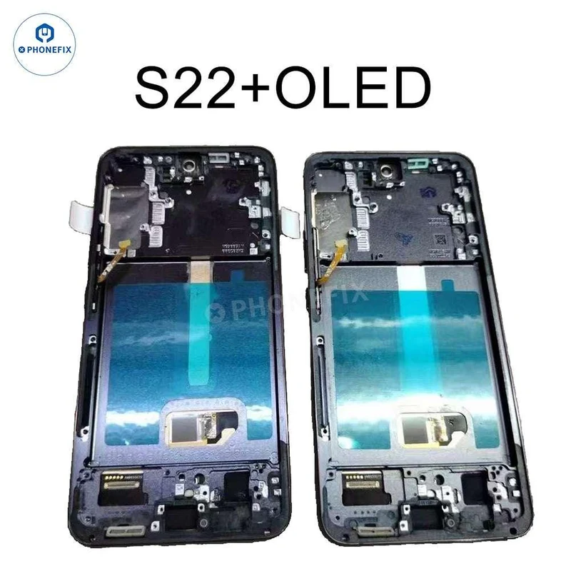 Pièces de rechange pour écran OLED Samsung Galaxy avec châssis