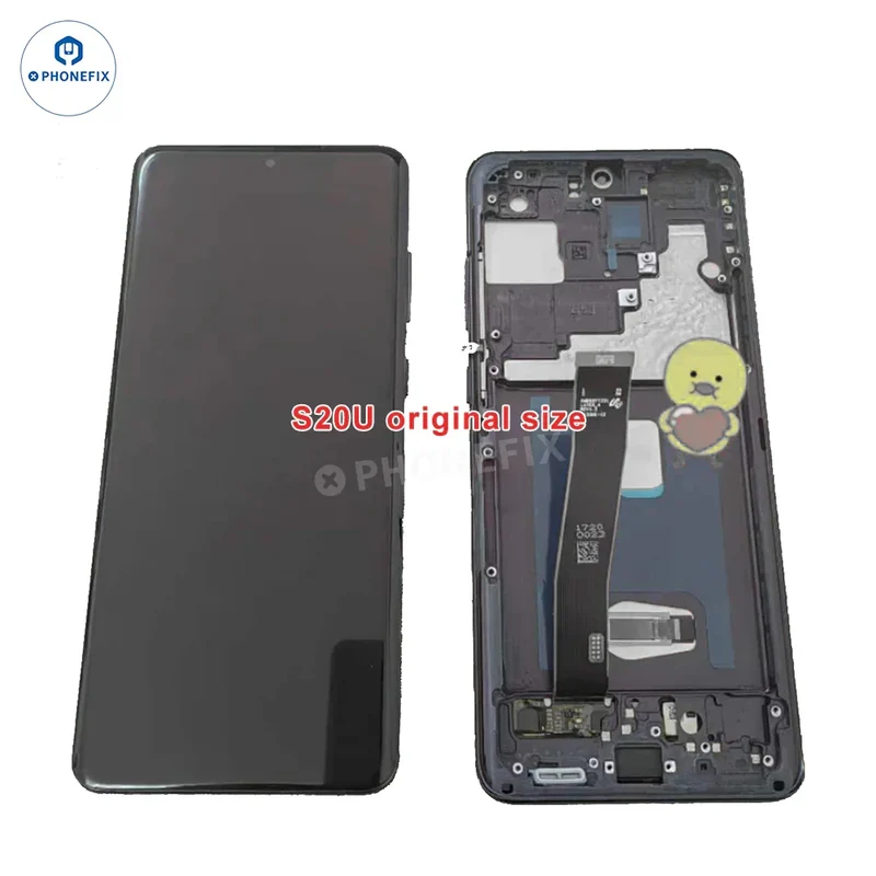 Pièces de rechange pour écran OLED Samsung Galaxy avec châssis