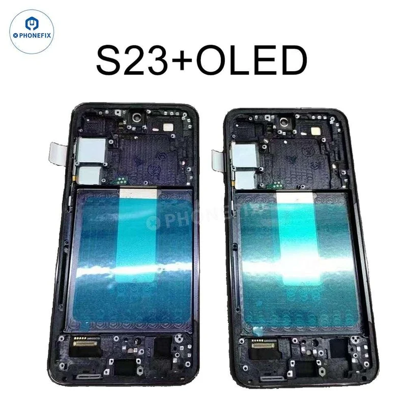 Pièces de rechange pour écran OLED Samsung Galaxy avec châssis