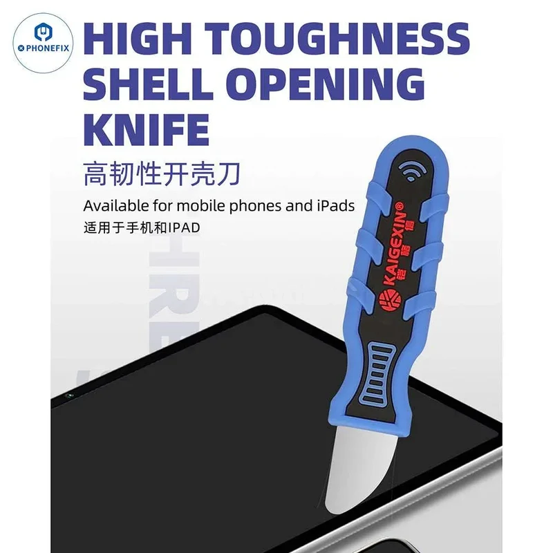 Grattoir à étain pour réparation de PCB de téléphone KGX-3JK, couteau d'ouverture de coque pour enlever la colle