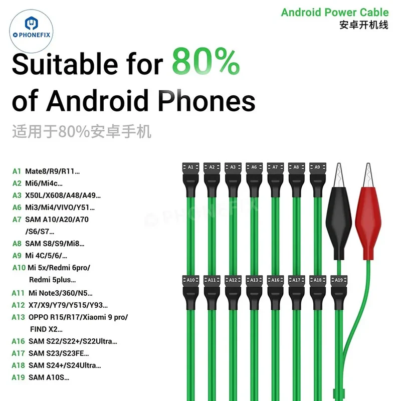 Câble d'alimentation 2UUL PW02 iOS Android pour iPhone 7-16 Huawei VIVO OPPO