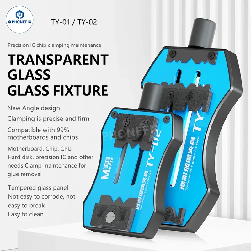 MaAnt TY-01 TY-02 Fixation en verre transparent pour carte mère