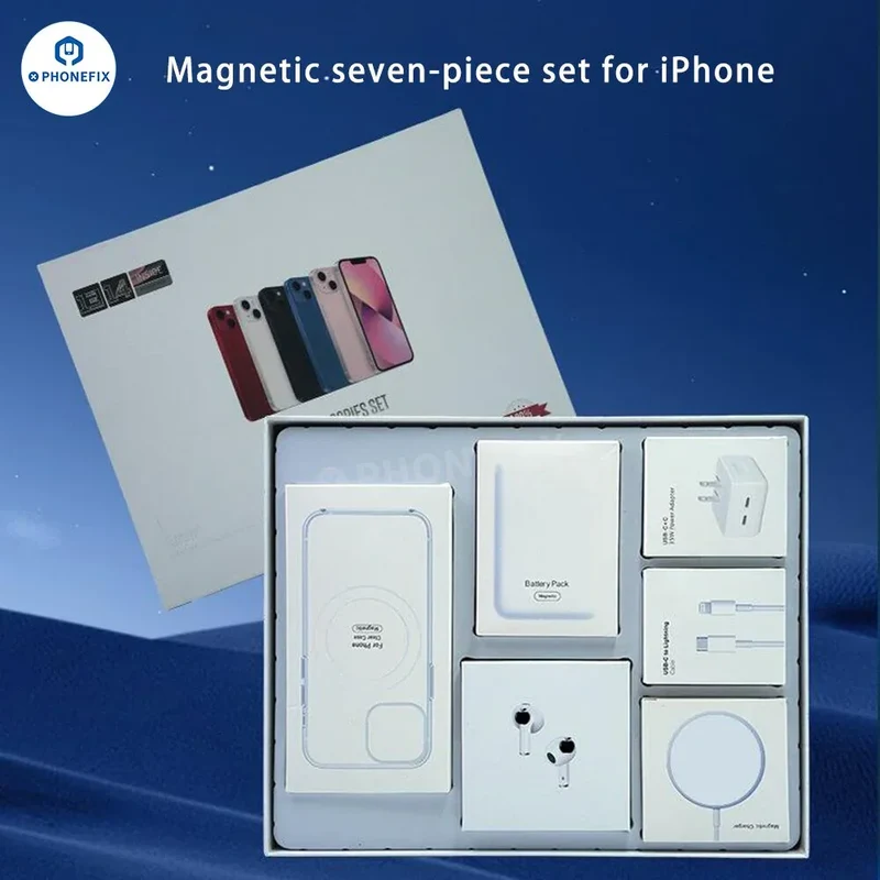 Kit de chargeur sans fil rapide et étui MagSafe pour iPhone 12-16 Pro Max