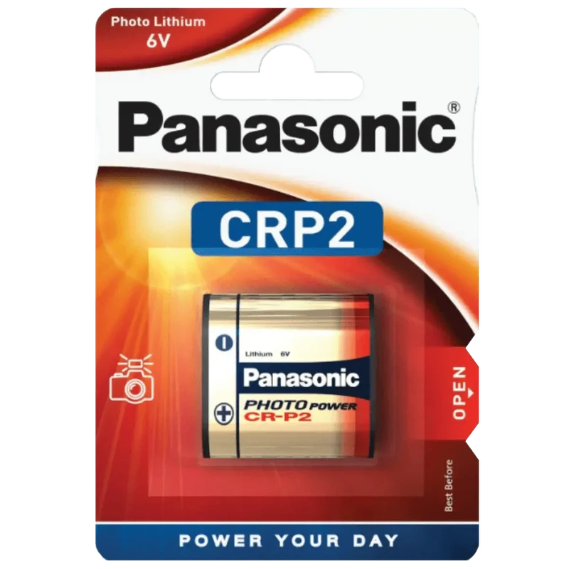Pile lithium CR-P2 6 V 223A pour photo et robinet électronique