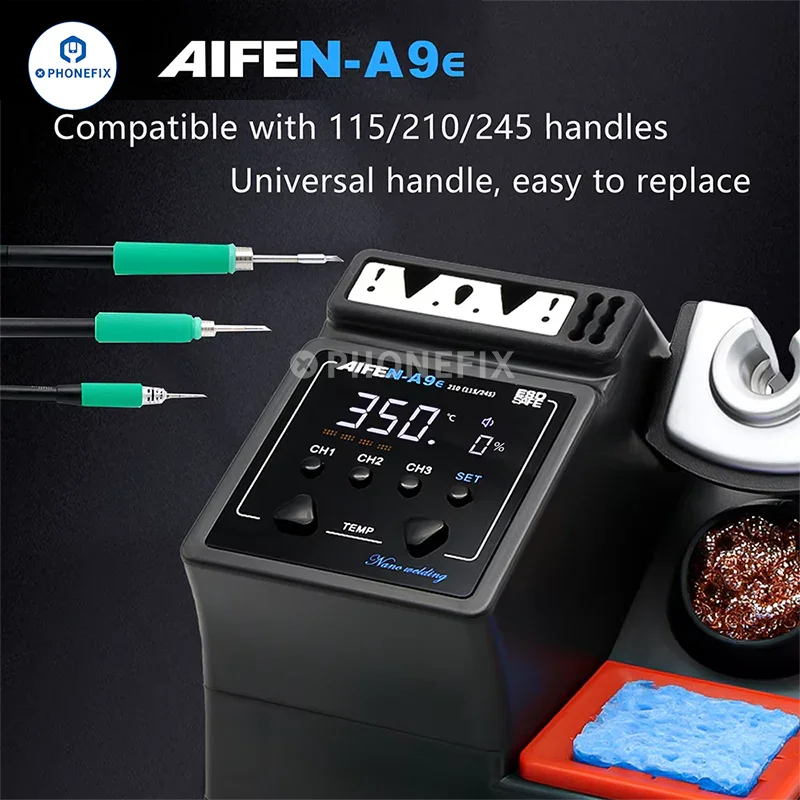 Station de soudage AIFEN A9E 160 W avec pointes de fer C210 C245 C115