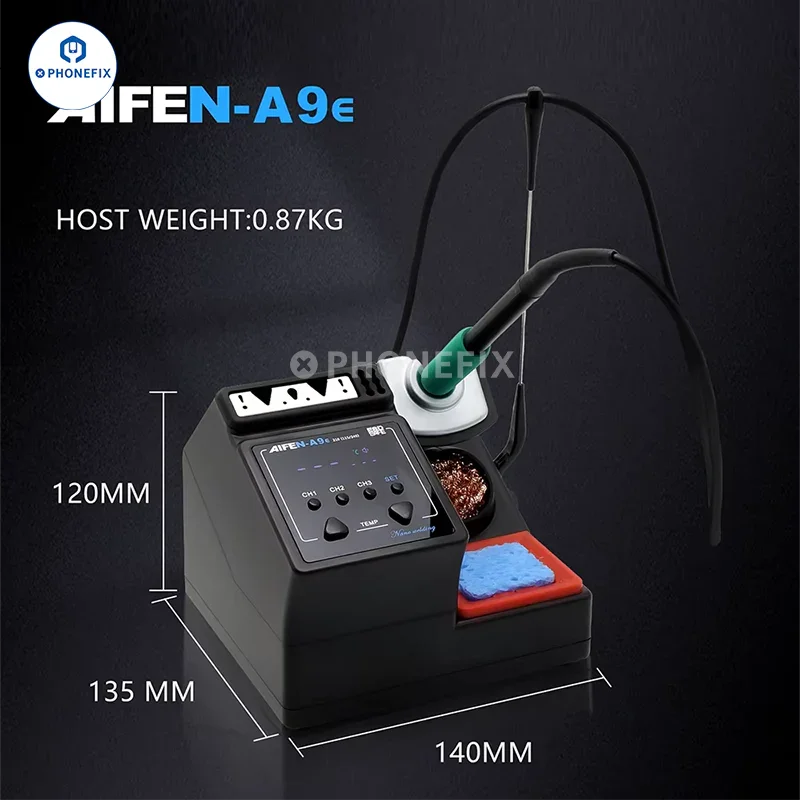 Station de soudage AIFEN A9E 160 W avec pointes de fer C210 C245 C115