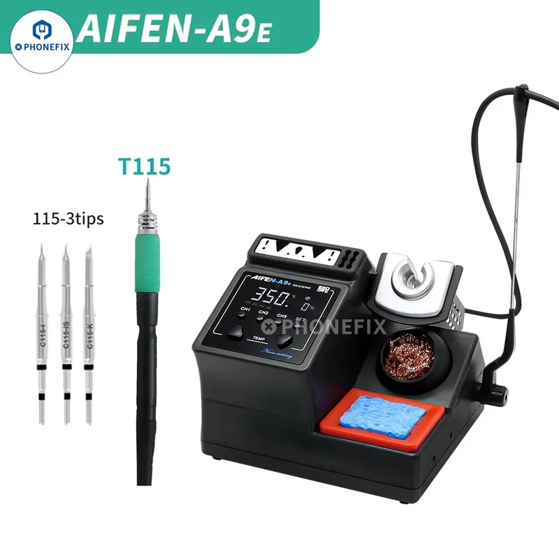 Station de soudage AIFEN A9E 160 W avec pointes de fer C210 C245 C115