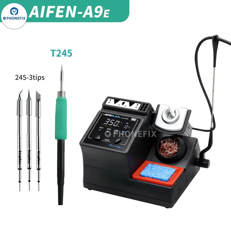 Station de soudage AIFEN A9E 160 W avec pointes de fer C210 C245 C115
