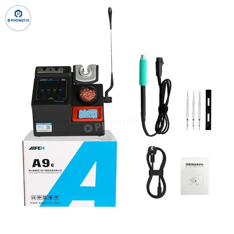 Station de soudage AIFEN A9E 160 W avec pointes de fer C210 C245 C115