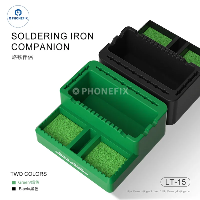 Fer à souder MIJING LT-15 avec zone de rangement pour le nettoyage