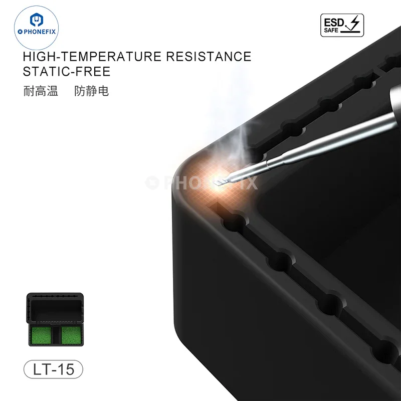 Fer à souder MIJING LT-15 avec zone de rangement pour le nettoyage