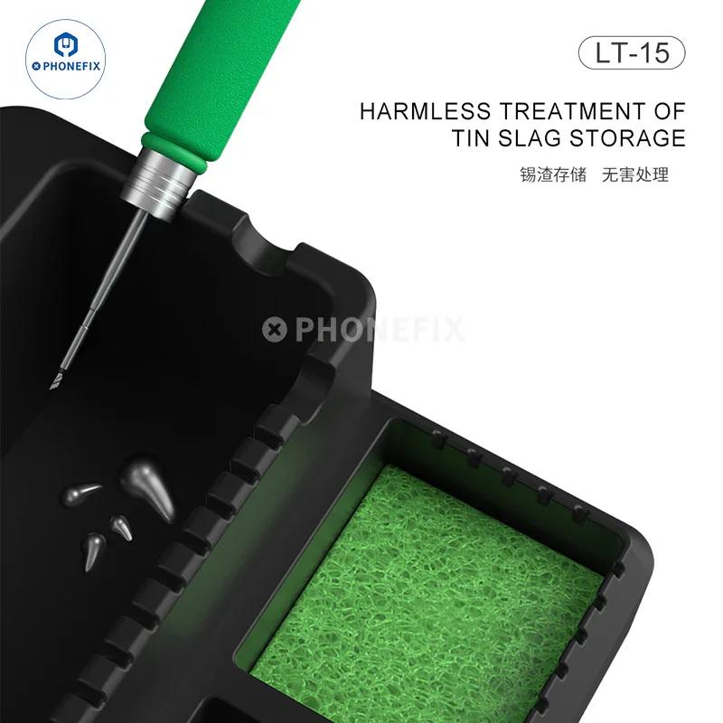 Fer à souder MIJING LT-15 avec zone de rangement pour le nettoyage