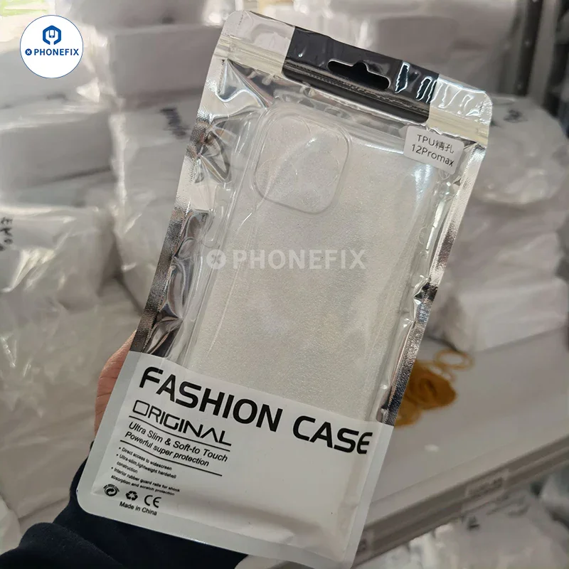 Coques en silicone TPU souple à couverture intégrale pour iPhone 12-16 Pro Max