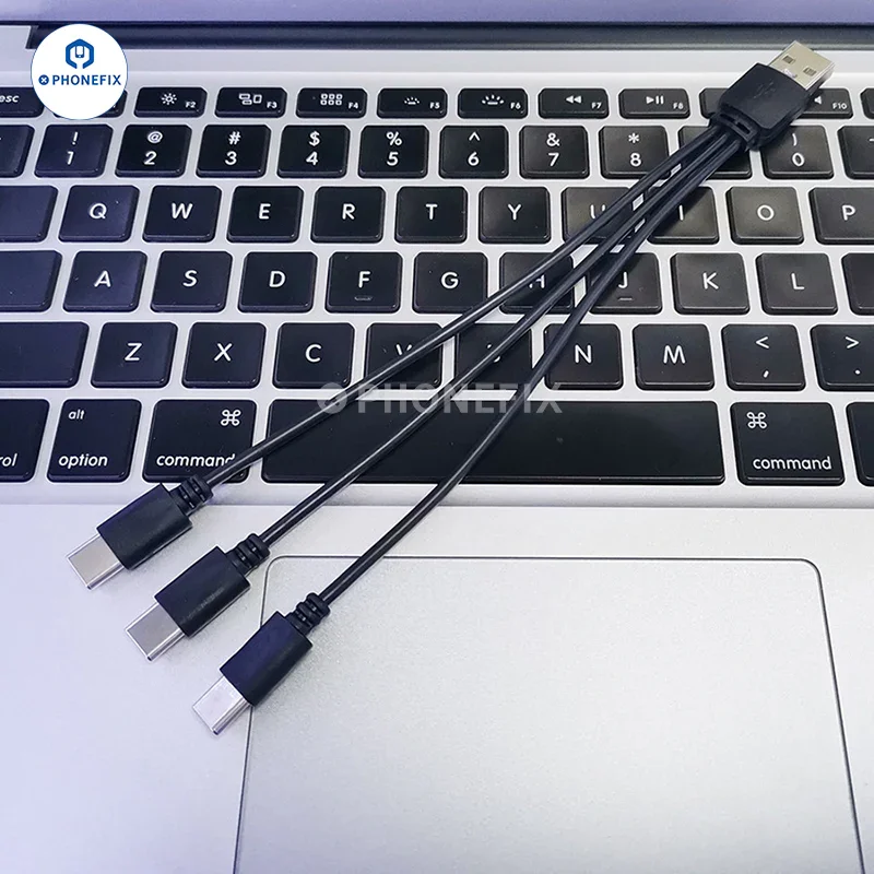 Câble de données de charge d'interface de type C multifonction 3 en 1