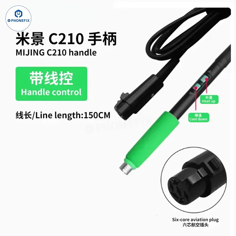 Station de soudage numérique MIJING H1 compatible avec les modèles T210, T115 et T245