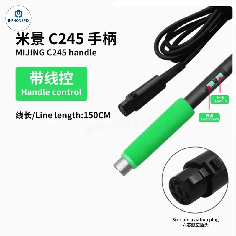 Station de soudage numérique MIJING H1 compatible avec les modèles T210, T115 et T245