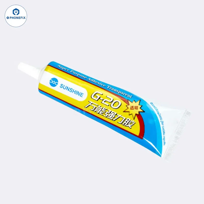 Colle adhésive SUNSHINE G-20 G-21 pour cadre LCD et vitre arrière de téléphone