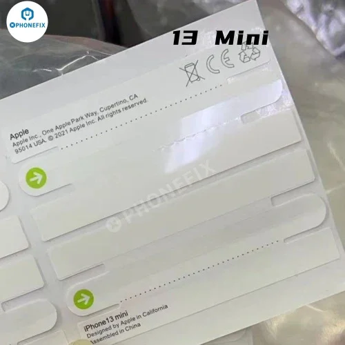 Autocollant de scellage de boîte d'emballage pour iPhone 13/14/15/16/17 Pro Max