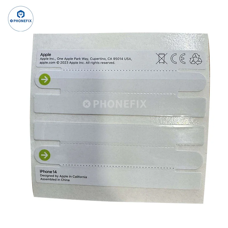 Autocollant de scellage de boîte d'emballage pour iPhone 13/14/15/16/17 Pro Max