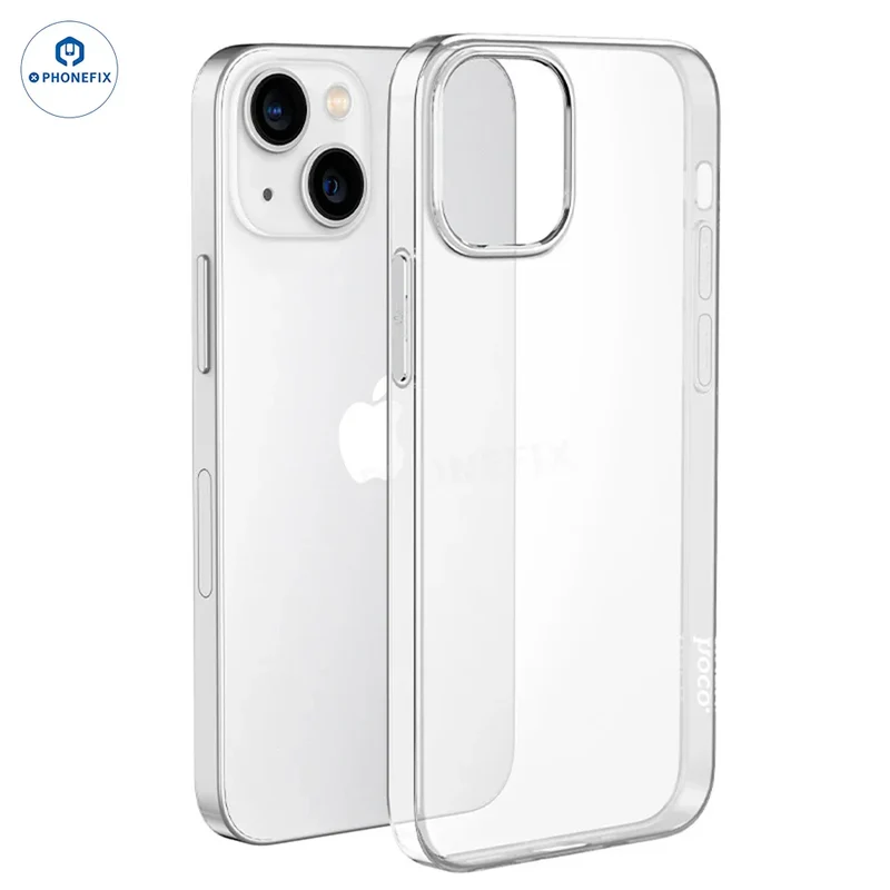 Coque transparente en silicone TPU avec MagSafe pour iPhone 16 Pro Max