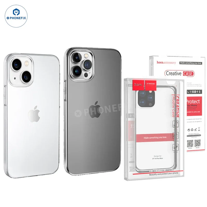 Coque transparente en silicone TPU avec MagSafe pour iPhone 16 Pro Max