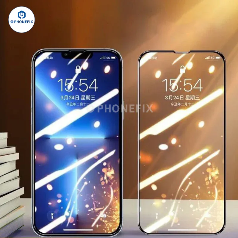 Film en verre trempé antidéflagrant pour iPhone 15/16 Pro Max