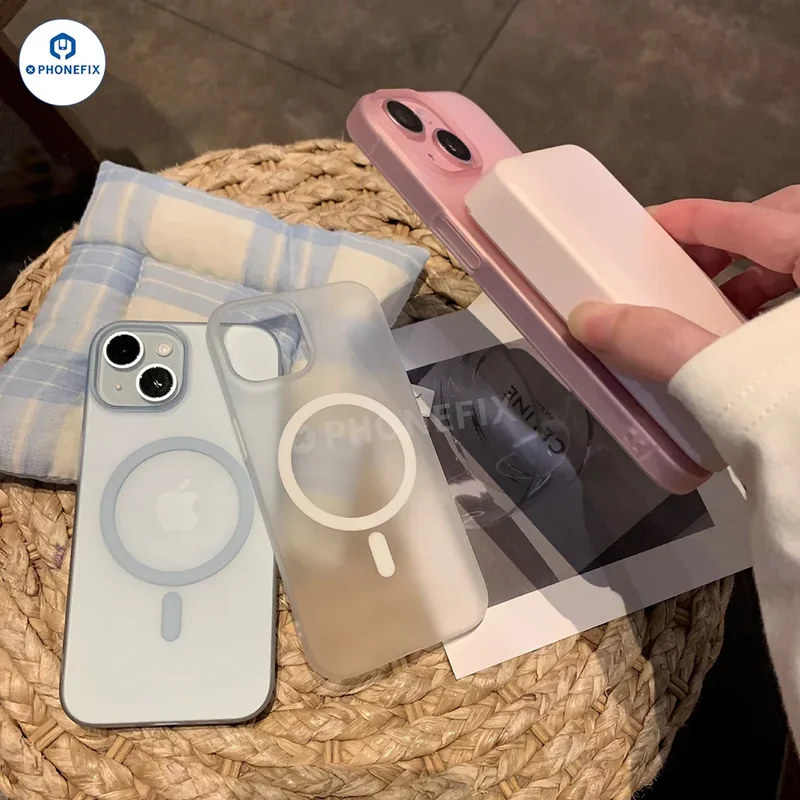 Coque anti-chute avec MagSafe pour iPhone 16 Pro Max