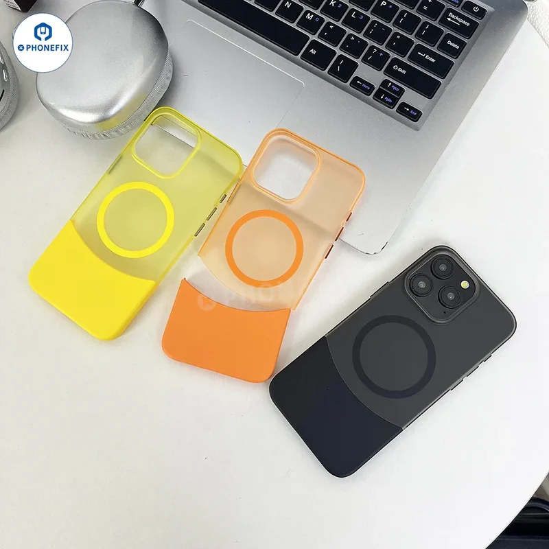 Coque anti-chute avec MagSafe pour iPhone 16 Pro Max