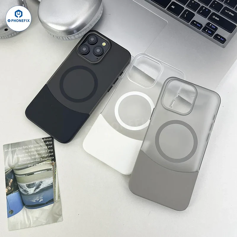 Coque anti-chute avec MagSafe pour iPhone 16 Pro Max
