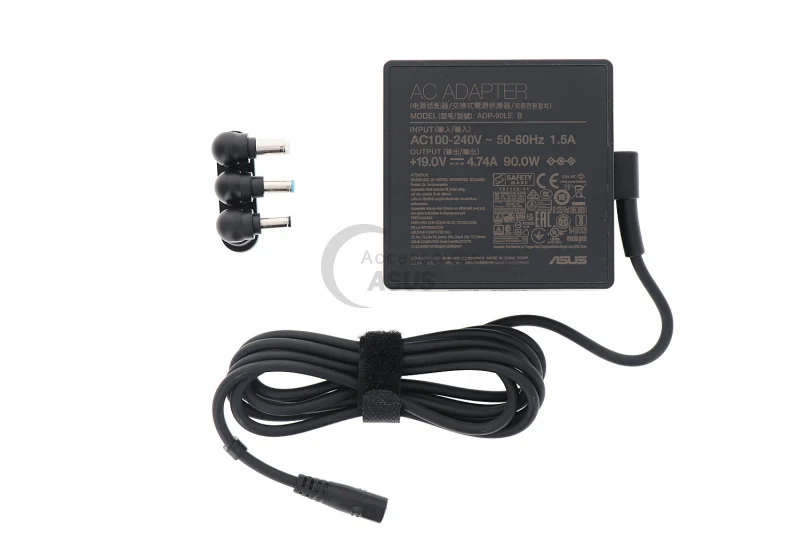 CHARGEUR ASUS MULTI EMBOUTS 90W Noir
